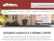 Tablet Screenshot of eldoaudiology.com